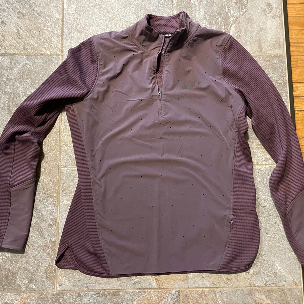 Nike AeroReact Purple Running Top